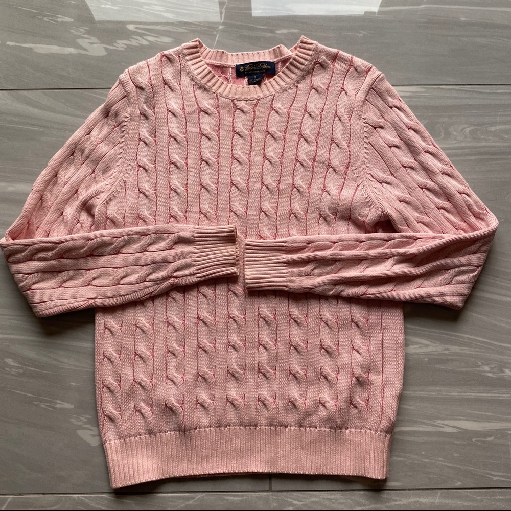 Brooks Brothers Cable Knit Sweater - Small
